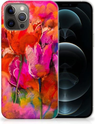 Hoesje maken iPhone 12 Pro Max Tulips