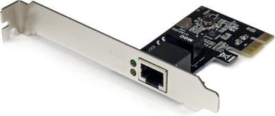 StarTech.com 1 Port PCI Express PCIe Gigabit Ethernet Network Card Dual Profile
