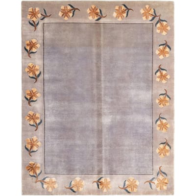 Vloerkleed Green handgemaakt wol | Vidal
