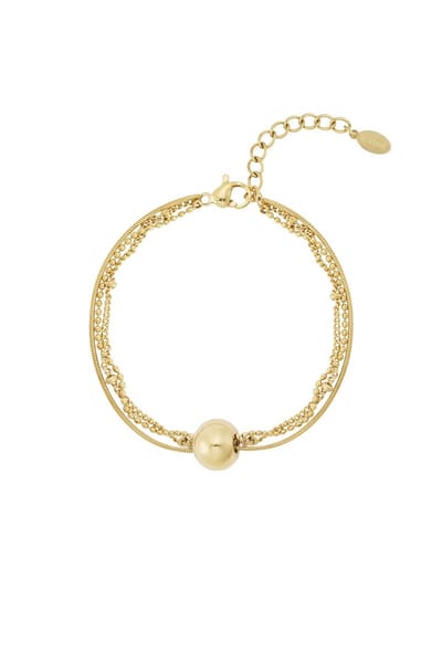 Chique schakelarmband - Verkleurt niet - Cadeau - Goudlief.nl