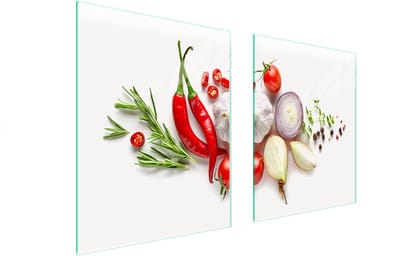 TMK ArtDeko - Snijplank - 85x52cm - Glas - Warengrafiek