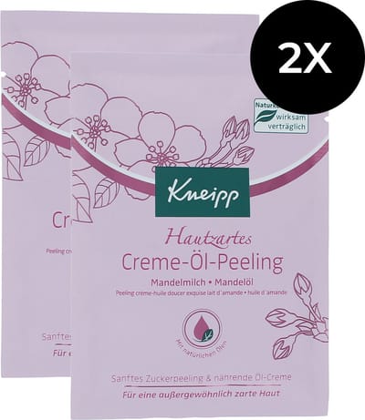 Kneipp Sensitive Skin Cream Oil Exfoliation - 2 x 40 ml