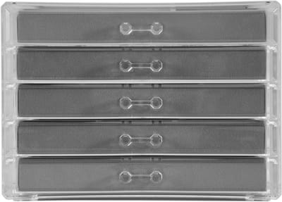 Laden Organizer - Sieraden Doos - Juwelen Opbergen - 5 Laden - 24 x 15 x 16.5 cm - Transparant