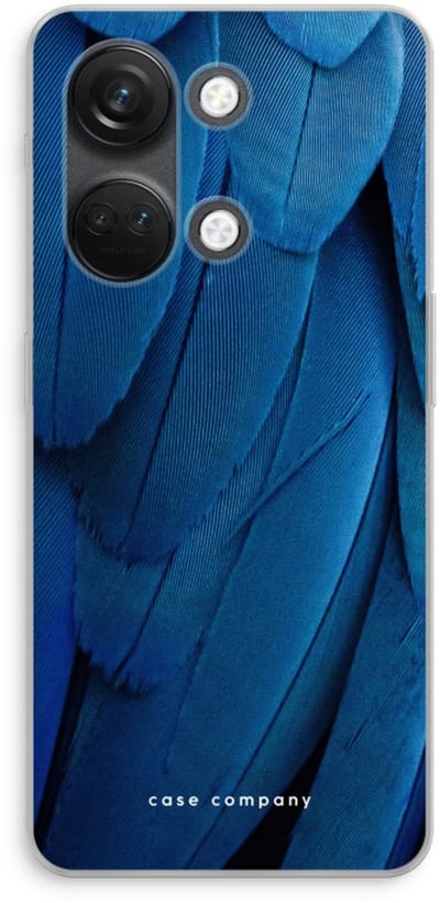 Case Company® - Hoesje geschikt voor OnePlus Nord 3 hoesje - Pauw - Soft Cover Telefoonhoesje - Bescherming aan alle Kanten en Schermrand