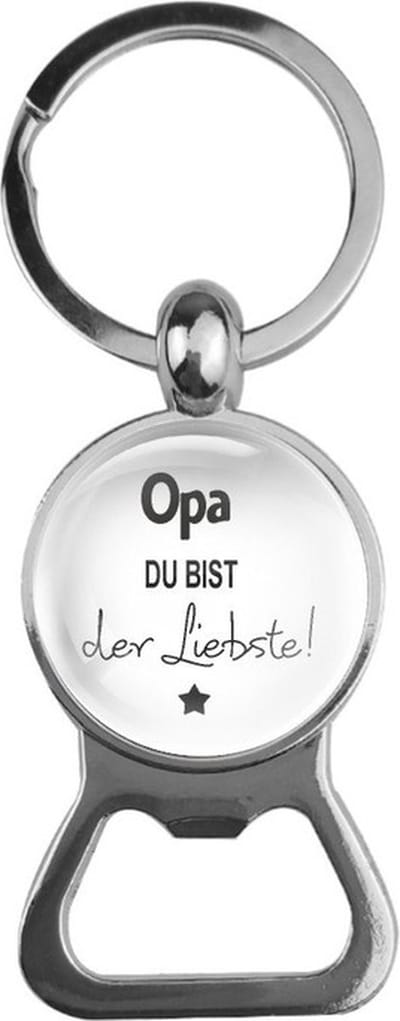 Bieropener Glas - Opa Du Bist Der Liebste