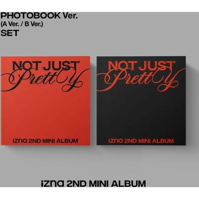 (VOORAFGAANDE BESTELLING)izna - [NIET ALLEEN MOOI] 2e Mini Album FOTOBOEK A(Red)