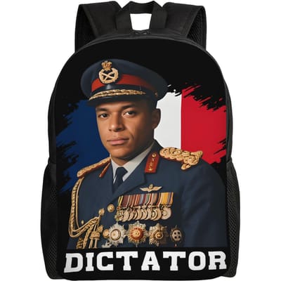 2026 Dictador Kylian Mbappe Meme Rugzak Elegante Rugzakken Jeugd Trainen Zachte Schooltassen Designer Rugzak (as the picture,as picture)