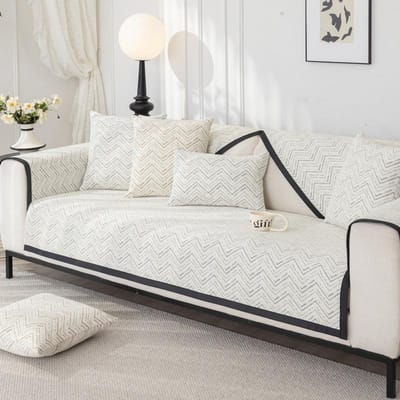 Model Chenille Bankkussen, Universeel Leren Bankkussen voor Alle Seizoenen, Lichte Luxe en High-end Bankhoes, Antislip 70*70cm