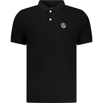 North Sails Zwarte Katoenen Heren Polo Shirt