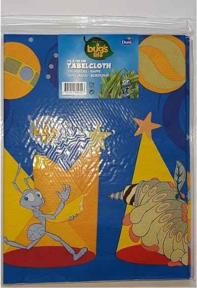 Disney Pixar A Bug's Life Tafelkleed - Papier - Kleed - Tafellaken - Wegwerptafelkleed 118 x 180 cm - Kinderfeestje - Verjaardag