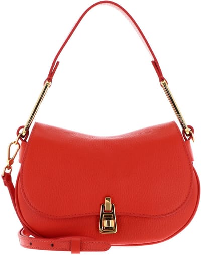 COCCINELLE Leren Schoudertas Magie Soft Shoulderbag Grained Leather Gazpacho Oranje