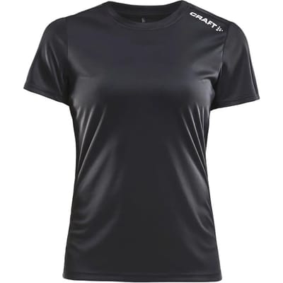 Craft Rush Running T-Shirt Dames - Zwart | Maat: XXL