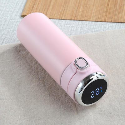 Bouteille isotherme intelligente en acier inoxydable avec affichage de la température de 420 ml, bouteille isotherme pour café, thé, cadeau de Noël 420ML