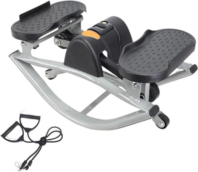 Oefenmachine Stepper - Fitnessapparaat - Full body workout - Stille hydraulische technologie - 50 x 25 x 25 cm