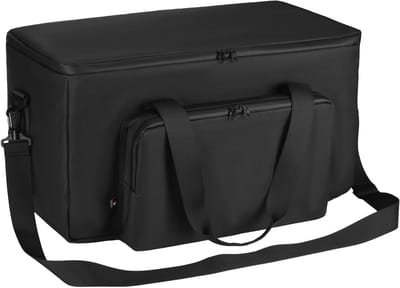 Draagbare Luidspreker Tas - Opbergtas Speaker - Muziek Transport - Verdikte 900D Bescherming - 52x24x29cm - Zwart