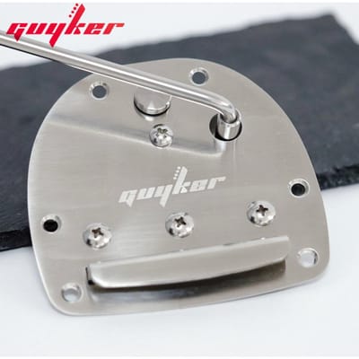 Nieuwe Roestvrij Staal Jazz Tremolo Staartstuk Gitaarbrug Voor Jm Gitaar Vibrato gray