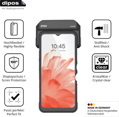 dipos – 2x Beschermfolie geschikt voor IMIN Swift 1 | 3D Full Cover Screenprotector | 100% Passend