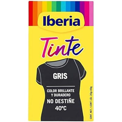 Kleurstof voor kleding - IBERIA - 214113 - Grijs - 70 gr - Maximale kleurechtheid
