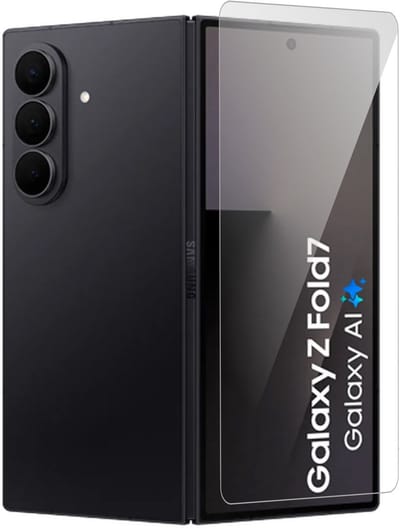 Screenprotector geschikt voor Samsung Galaxy Z Fold 7 - Glas Screen Protector
