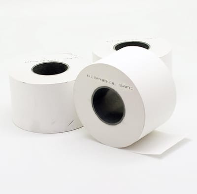 60x100x40 Thermische DIGI Weegschaal Rollen - Verpakt per 24 rollen - Direct leverbaar - 55 grams wit Bisfenol safe papier - 105 meter lengte