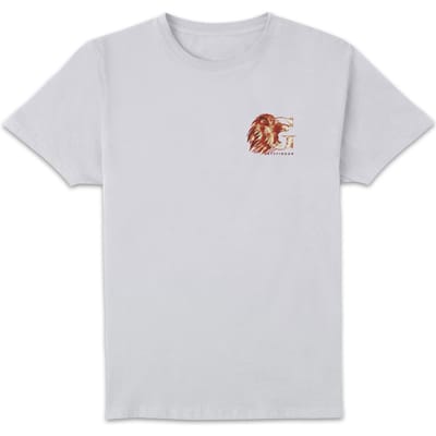 Harry Potter Gryffindor Unisex T-Shirt - White - S