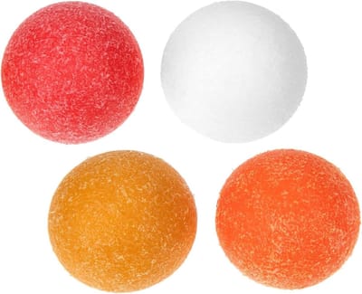 Tafelvoetbal Ballen - Mini Ballen - Spel Vervanging - Set van 16 - Standaard Maat - Wit