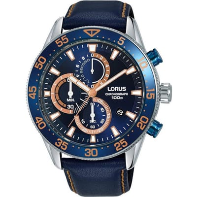 Lorus RM341FX9 Heren Horloge 45mm Chronograph 10 ATM