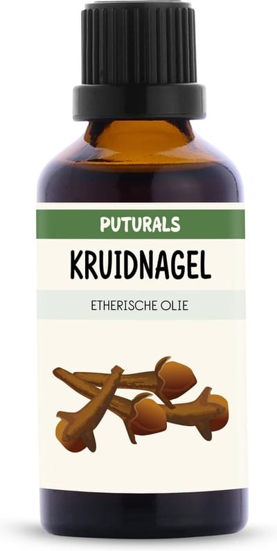 Puturals KruidnagelOlie 100% Natuurlijk - 50ml - Puur en Vegan - Kruidnagel Etherische Olie voor Huid, Haar en Aromatherapie