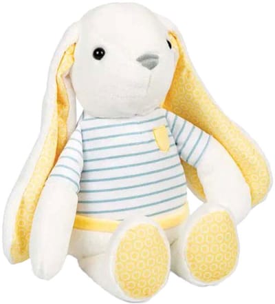 BigJigs Grote Konijn Knuffel pluche speelgoed multi kleuren.