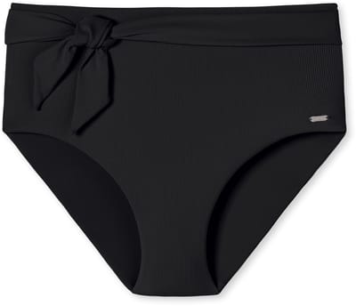 Schiesser - Bikinislip met hoge taille gevoerd bindceintuur zwart – California Dream - Maat S