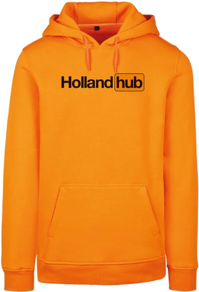 Hoodie oranje S - Holland hub - soBAD. - Koningsdag - Oranje t-shirt dames - Oranje t-shirt heren - voetbal - Unisex