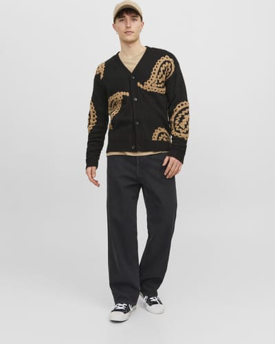 JACK & JONES Alex Original loose fit - heren jeans - zwart denim