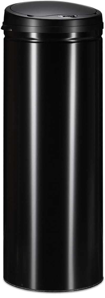 prullenbak - 50 liter - sensor - automatische deksel - staal - 80 x 30 cm - keuken