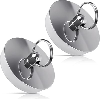 Set van 2 Universele Badstoppen met een Diameter van 42 - 46 mm voor Badkuip en Keukenspoelbak, Verstoppen en Waterdicht Sluiten