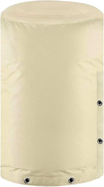 Pompkap Waterput - Pompbeschermer Buiten - Vorstbescherming Tuin - Verdikt Materiaal - Φ50cm x 86cm - Beige