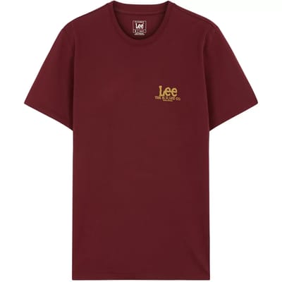 Lee Medium Regular Fit T-shirt Met Korte Mouwen Rood L Man