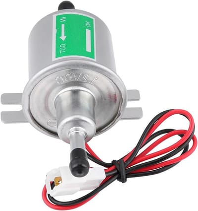 12V Universele Benzinepomp voor Motoren, ATV's, Vrachtwagens en Botens - Inline Brandstofpomp voor Carburateur en Generators