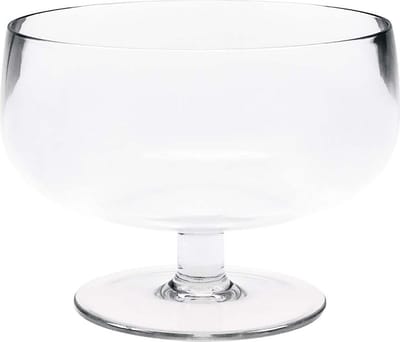 Zak! Designs ijsschaaltje Drinkwaren Stacky 10 cm Transparant