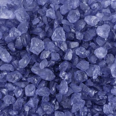 Decoratieve Gekleurde Glassteentjes / Gekleurd Glas - Violet - 4-10mm - 1kg