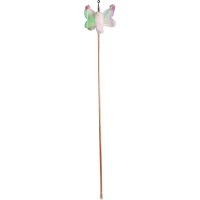 Baguette Télescopique pour Chat Jouet Interactif Attractif pour Chaton pour l'Intérieur Soulagement de l'Ennui rose