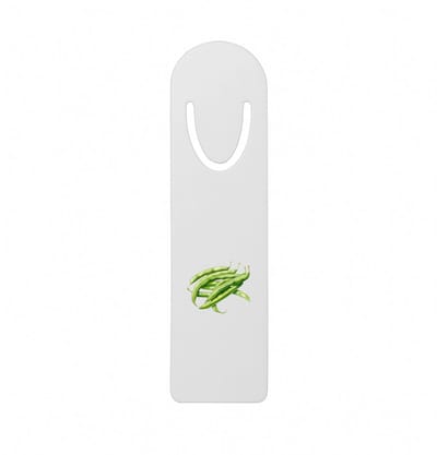 Hacebo® - Sperziebonen metalen boekenlegger - Groente - Groente liefhebbers - Groene boon - gezond eten Bladwijzer boekenleggers - 12.7 cm x 3.2cm