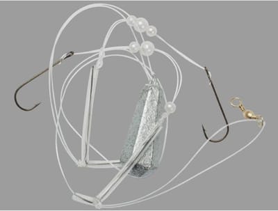 Platvis Voorvak - Vis Rig - Vissen op platvis - Met 2 haken - 60g 0.70mm - Niet gespecificeerd