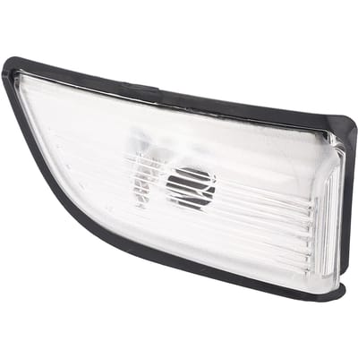 Lentille de Clignotant de Rétroviseur Latéral Coques de Lampe de Couverture de Clignotant Extérieur pour XC60 2008 à white