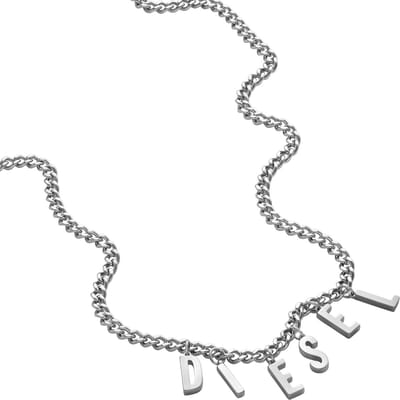 Diesel DX1494040 Herenketting - Zilverkleurig