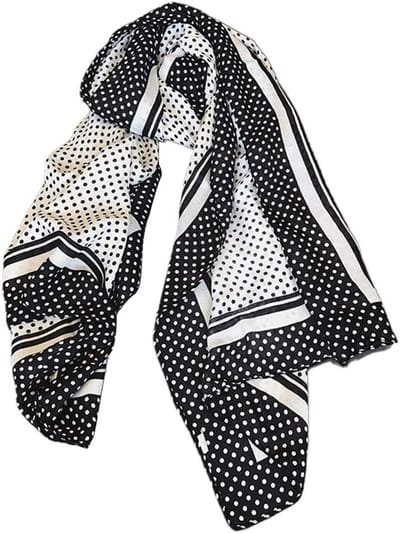 Dames Sjaal - Warme Stola - Stijlvol Accessoire - Zijdezachte Stof - 180 cm - Zwart