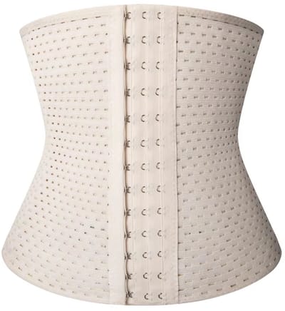 Heren Taille Trainer - Body Shaper – Afslankriem, Buikband, Corset voor Buik en Taille, Tummy Control, Fitness Shapewear en Compressieband voor Mannen - Beige - Maat M
