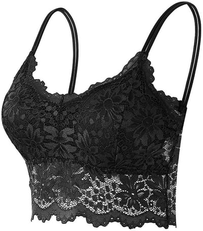 Gevoerde Beha Bralette Kant Voor Dames Push-Up Bustier Grote Maten Klassieke Comfortabele Stretch Running Beha Voor Fitness Yoga