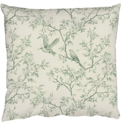 Sierkussens - Kussentjes Woonkamer - 50x50 cm - Klassiek - Vogels - Groen