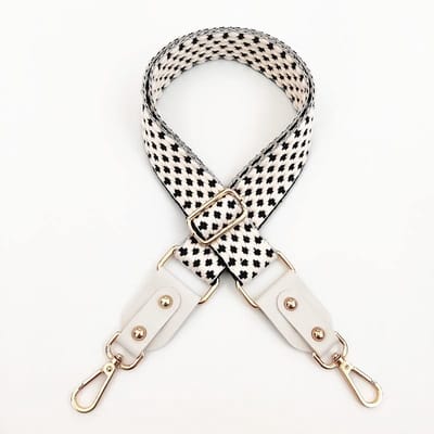 Dailygoods- Tasriem verstelbaar 80-130 cm - Schouderband voor tas - Draagriem - Karabijnhaak - 3,8 cm breed - Accessoires voor tassen - Schouderriem