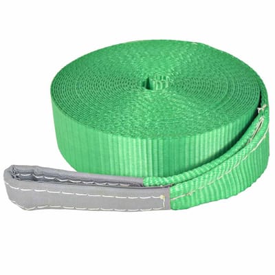 vidaXL - Slackline - 15 - m - x - 50 - mm - 150 - kg - groen